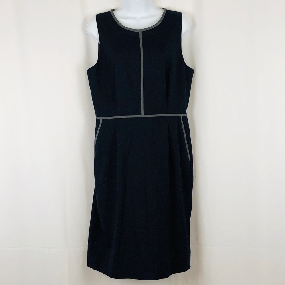 J.Crew Wool sleeveless dress pockets NWT 12